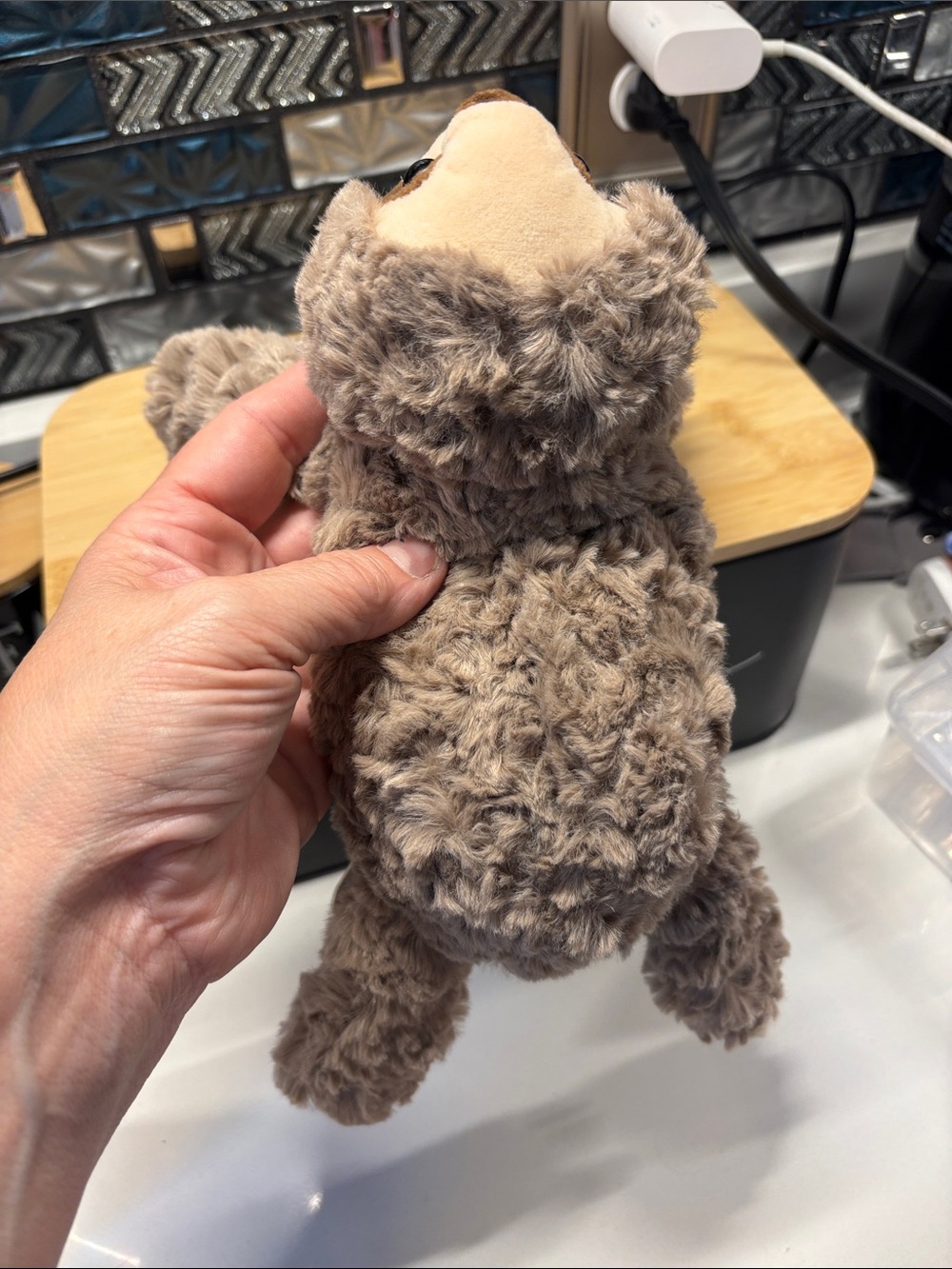 Plush Sloth Cuddle Toy - Soft Brown Sloth Stuffed Animal - Picture 6 of 6